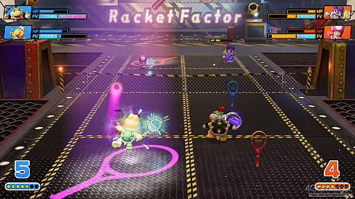 画像ギャラリー No.034のサムネイル画像 / 今度のマリオテニスは,ラケット次第で試合の流れが変わる! シリーズ最多キャラ&遊びもストーリーも充実した「マリオテニス フィーバー」を紹介