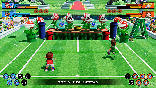 画像ギャラリー No.036のサムネイル画像 / 今度のマリオテニスは,ラケット次第で試合の流れが変わる! シリーズ最多キャラ&遊びもストーリーも充実した「マリオテニス フィーバー」を紹介