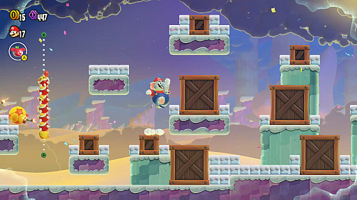 画像ギャラリー No.004のサムネイル画像 / 「スーパーマリオブラザーズ ワンダー Nintendo Switch 2 Edition」の新エリアがアツい！　「みんなでリンリンパーク」でさらなる“ワンダー”を体験