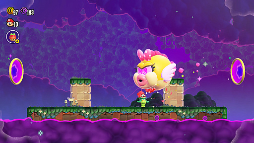 画像ギャラリー No.011のサムネイル画像 / 「スーパーマリオブラザーズ ワンダー Nintendo Switch 2 Edition」の新エリアがアツい！　「みんなでリンリンパーク」でさらなる“ワンダー”を体験