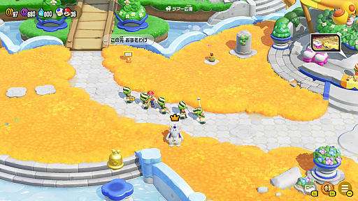 画像ギャラリー No.025のサムネイル画像 / 「スーパーマリオブラザーズ ワンダー Nintendo Switch 2 Edition」の新エリアがアツい！　「みんなでリンリンパーク」でさらなる“ワンダー”を体験