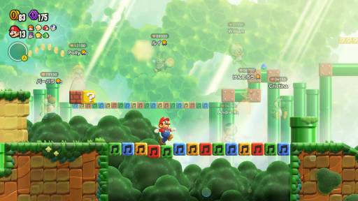 画像ギャラリー No.030のサムネイル画像 / 「スーパーマリオブラザーズ ワンダー Nintendo Switch 2 Edition」の新エリアがアツい！　「みんなでリンリンパーク」でさらなる“ワンダー”を体験