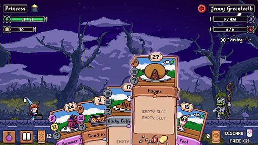 画像ギャラリー No.011のサムネイル画像 / 料理で怪物を満腹にするデッキ構築ローグライト「ハングリー・ホラーズ」(ほぼ日 インディーPick Up!)