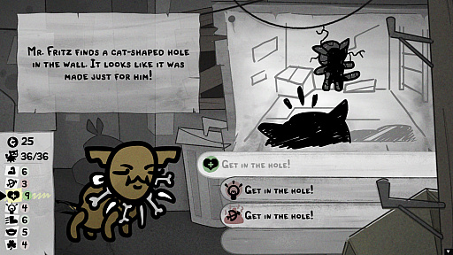 画像ギャラリー No.013のサムネイル画像 / 猫を繁殖させ，遺伝子を操り，世代を超えて戦うローグライクタクティカルRPG「Mewgenics」（ほぼ日 インディーPick Up！）