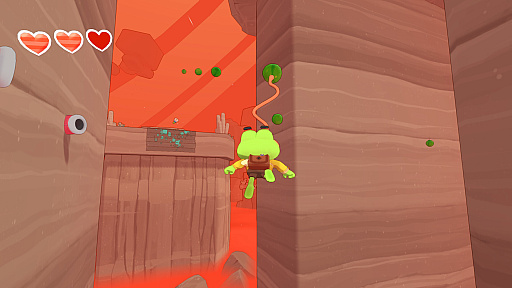 画像ギャラリー No.007のサムネイル画像 / 舌で自由に移動し，キノコやどんぐりで道を作る。カエルが主人公の3Dプラットフォーマー「BIG HOPS」（ほぼ日 インディーPick Up！）