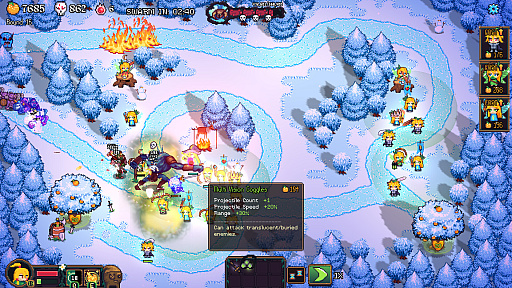 画像ギャラリー No.009のサムネイル画像 / ビルドの試行錯誤で殲滅力をあげていくやりこみ型のタワーディフェンス「Tangy TD」（ほぼ日 インディーPick Up！）