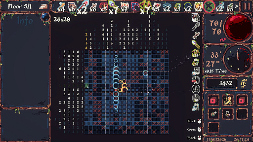 画像ギャラリー No.015のサムネイル画像 / 呪われたダンジョンにノノグラムで挑む「CiniCross」(ほぼ日 インディーPick Up!)