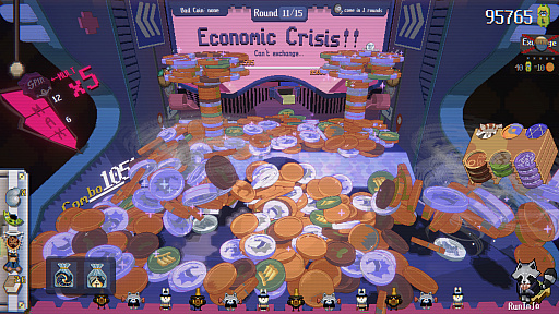 画像ギャラリー No.013のサムネイル画像 / コインも時間も飛ぶローグライクなコイン落とし「RACCOIN」（ほぼ日 インディーPick Up！）