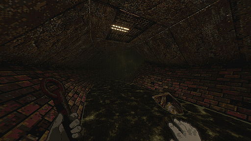 画像ギャラリー No.002のサムネイル画像 / 地下1万メートルからの脱出劇。一人称視点のローグライト壁登りホラー「White Knuckle」（ほぼ日 インディーPick Up！）