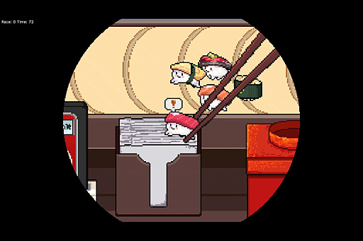 画像ギャラリー No.004のサムネイル画像 / ハムスター視点で美人三姉妹と甘々な生活？ お寿司がレース？　INDIE Live Expoにて講談社ゲームラボ4タイトルの新情報が公開に