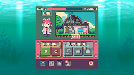 画像ギャラリー No.009のサムネイル画像 / 終末世界のラボで働くアンドロイドの少女を見守ろう。デスクトップの片隅で動く放置ゲーム「終末ミジンコラボラトリー」，Steamでリリース