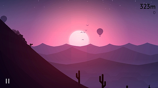 画像ギャラリー No.006のサムネイル画像 / サンドボードで滑る果てしなき砂漠の冒険。趣のあるグラフィックスも魅力的な「Alto's Odyssey ― Remastered」(今日から始めろApple Arcade #51)