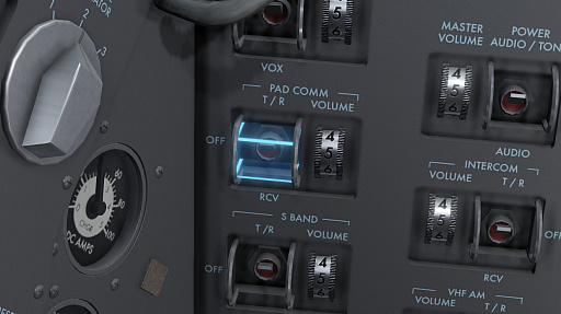 画像ギャラリー No.065のサムネイル画像 / 膨大な数のスイッチや計器におののく。「Reentry - A Space Flight Simulator」で，アポロ宇宙船の操縦（のごく一部）を体験してみた