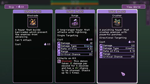 画像ギャラリー No.005のサムネイル画像 / 地形タイルを組み合わせて敵のルートをデザインできる「Repel The Rifts」，Steamタワーディフェンスフェスに出展