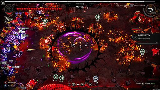 画像ギャラリー No.003のサムネイル画像 / “混沌の弾幕”に囲まれながら敵を倒していくローグライトACT「グラインドサバイバー」，Steam Nextフェスでデモを公開