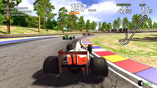 画像ギャラリー No.003のサムネイル画像 / アーケードレーシングゲーム「4PGP」，PC/PS5版を本日発売。4K/60fps表示やアナログ入力に対応，新マシン「SAFETY CAR」が登場