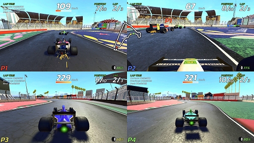 画像ギャラリー No.005のサムネイル画像 / アーケードレーシングゲーム「4PGP」，PC/PS5版を本日発売。4K/60fps表示やアナログ入力に対応，新マシン「SAFETY CAR」が登場