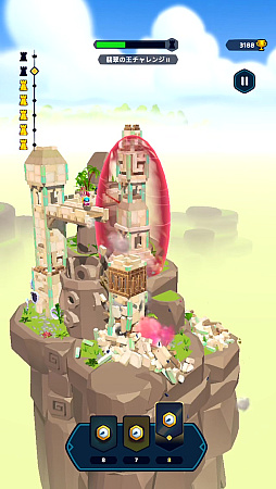画像ギャラリー No.017のサムネイル画像 / 指1本で城塞をぶち壊す「Castle Crumble」。物理演算による破壊の美学を味わおう(今日から始めろApple Arcade #54)