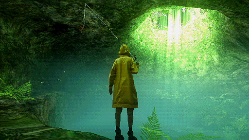 画像ギャラリー No.001のサムネイル画像 / 主人公が釣ろうとするものは何なのか。ローポリゴンで描かれるフィッシングミステリー「About Fishing」のプレイテスト2.0がスタート