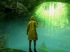 主人公が釣ろうとするものは何なのか。ローポリゴンで描かれるフィッシングミステリー「About Fishing」のプレイテスト2.0がスタート