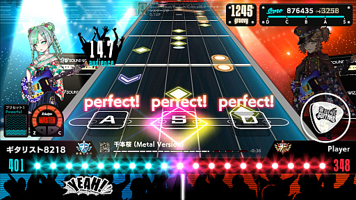 画像ギャラリー No.002のサムネイル画像 / エレキギターで自分だけのプレイスタイルを構築し,オンライン対戦の音楽バトル。「Heavenly Guitars」,Steam版を2026年春に配信