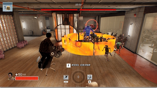 画像ギャラリー No.002のサムネイル画像 / オフィスチェアに乗って暴れまわるローグライクTPS「Last Man Sitting」，Steamで3月31日に発売決定