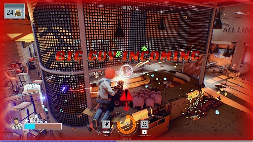 画像ギャラリー No.005のサムネイル画像 / オフィスチェアに乗って暴れまわるローグライクTPS「Last Man Sitting」，Steamで3月31日に発売決定