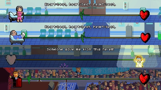 画像ギャラリー No.003のサムネイル画像 / Steamで“圧倒的に好評”なリズムゲーム「Rhythm Doctor」,正式リリース。ストーリー最終章が追加され,ステージエディターに多数の変更も