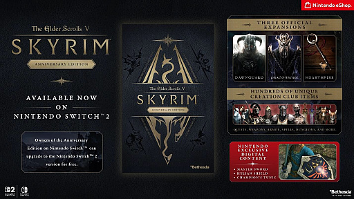 ꡼ No.003Υͥ / Switch2ǡThe Elder Scrolls V: Skyrim Anniversary Editionסʤ꡼200ʾμؤ륪ץRPGζ