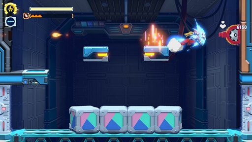 画像ギャラリー No.003のサムネイル画像 / ［プレイレポ］「ロックマン：デュアル オーバーライド」のブルースは攻めて守って飛び回る！ 多彩なシールド技でロックマンとはまったく異なるプレイ感に