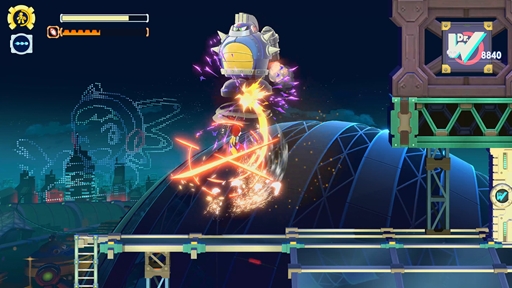 画像ギャラリー No.010のサムネイル画像 / ［プレイレポ］「ロックマン：デュアル オーバーライド」のブルースは攻めて守って飛び回る！ 多彩なシールド技でロックマンとはまったく異なるプレイ感に