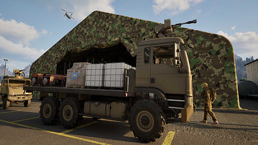 画像ギャラリー No.008のサムネイル画像 / 軍事物流に焦点を当てた「Military Logistics Simulator」配信開始。補給担当官として，車両管理や物資輸送，基地拡張など後方支援任務に挑む