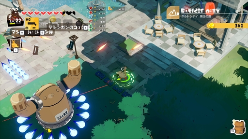 画像ギャラリー No.013のサムネイル画像 / ［プレイレポ］「DAMON and BABY」，子連れ魔王のユーモラスかつハードボイルドな珍道中をツインスティックシューターで描く