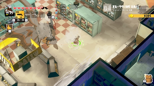 画像ギャラリー No.023のサムネイル画像 / ［プレイレポ］「DAMON and BABY」，子連れ魔王のユーモラスかつハードボイルドな珍道中をツインスティックシューターで描く