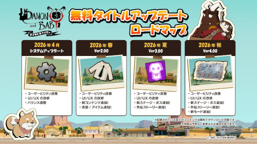 画像ギャラリー No.002のサムネイル画像 / 不思議な子供から離れられない魔王が,呪いを解くために冒険する。アクションADV「DAMON and BABY」,PC/PS/Switch向けにリリース