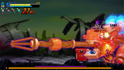 画像ギャラリー No.012のサムネイル画像 / ［プレイレポ］弾けるエフェクトはドット絵の電脳花火！　「超アロイクラッシュ」はローグライクの要素も取り入れた挑戦的な2Dアクションだ