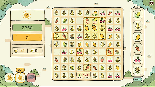 画像ギャラリー No.001のサムネイル画像 / Balatroインスパイアのデッキ構築型ローグライク「めぐりの花園」，Steamで発売。植物同士のシナジーを生かし，爆発的なスコアを狙っていこう