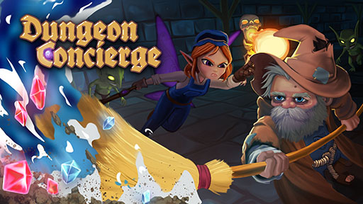 画像ギャラリー No.001のサムネイル画像 / 魔法使い兼清掃員になってダンジョンの復旧・整備に挑む「Dungeon Concierge」，Steamで近日中に配信予定