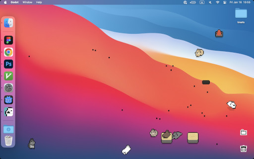 画像ギャラリー No.004のサムネイル画像 / うさぎの“うんぴ”を集めるデスクトップ放置系シム「うさぎとぷーぷ」1月23日に配信