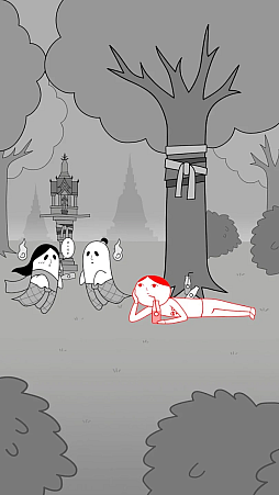 画像ギャラリー No.009のサムネイル画像 / 「みんなで空気読み。ワールド タイVer.」スマホ版が登場し,タイのApp Storeのパズルカテゴリで1位を獲得。空気読みは国境を越える