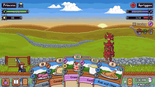 画像ギャラリー No.003のサムネイル画像 / 料理でモンスターに帰ってもらう。欲求を連鎖させて空腹を満たすデッキ構築ローグライト「ハングリー・ホラーズ」，アーリーアクセスを開始