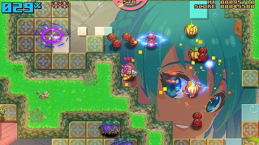 画像ギャラリー No.002のサムネイル画像 / 敵の爆発でパネルを開放！ 昔懐かしいアーケードライクな全方位ツインスティックシューター「Z-GYUBAAN!」，Steamで本日リリース