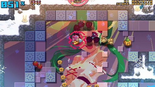 画像ギャラリー No.004のサムネイル画像 / 敵の爆発でパネルを開放! 昔懐かしいアーケードライクな全方位ツインスティックシューター「Z-GYUBAAN!」,Steamで本日リリース