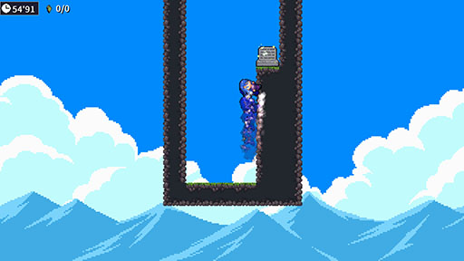 画像ギャラリー No.005のサムネイル画像 / 壁走りや分身の術を駆使してコースを駆け抜けろ。ハイスピード忍者アクション「蒼穹のダンジョン 忍び返しの霊峰」，Steamストアページを公開