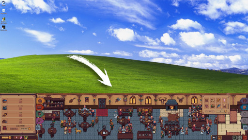 画像ギャラリー No.002のサムネイル画像 / PCのデスクトップ上で中世の酒場を営もう。放置系経営シム「北部の酒場」，体験版をSteamでリリース
