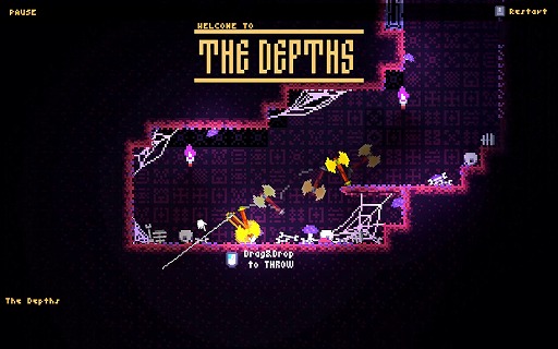 画像ギャラリー No.001のサムネイル画像 / 呪われ，捨てられたひと振りの武器が奈落から這い上がる。刀身を刺してステージを登る高難度アクション「Hack and Climb」がSteamで発売