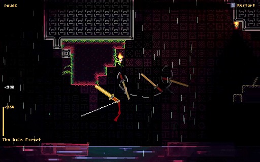 画像ギャラリー No.002のサムネイル画像 / 呪われ，捨てられたひと振りの武器が奈落から這い上がる。刀身を刺してステージを登る高難度アクション「Hack and Climb」がSteamで発売