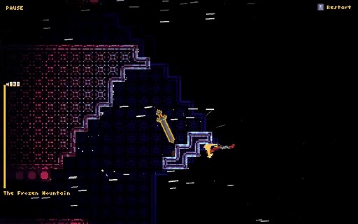 画像ギャラリー No.003のサムネイル画像 / 呪われ，捨てられたひと振りの武器が奈落から這い上がる。刀身を刺してステージを登る高難度アクション「Hack and Climb」がSteamで発売