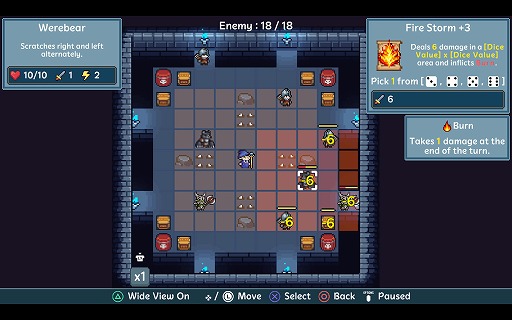 画像ギャラリー No.002のサムネイル画像 / 魔力ゼロ，借金まみれ，手には4つのダイス。ポンコツ魔女がダンジョン攻略に挑む「No Mana, Just Dice」，Steamストアページを公開