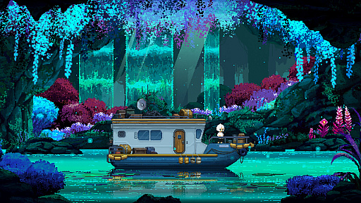 画像ギャラリー No.002のサムネイル画像 / 未知の惑星で釣りをして，住民との交流も楽しめる放置系ADV「オリオン・ブルー」，Steamストアページを公開中